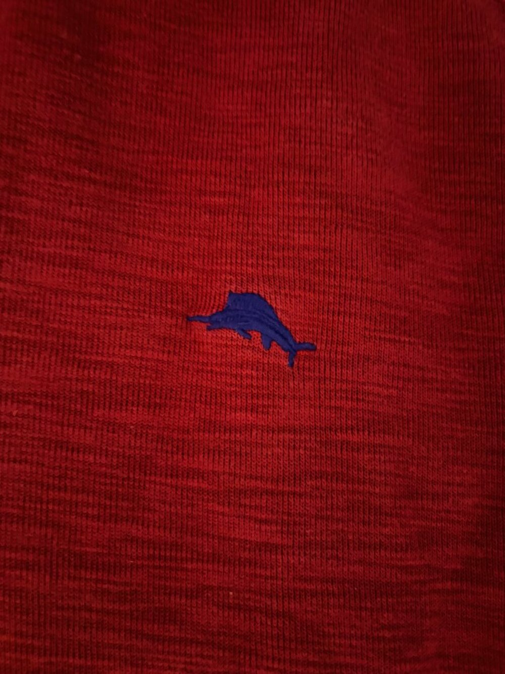 Tommy Bahama Men XL Red Quarter Zip Pullover Sweatshirt Coastal Casual Golf - Picture 5 of 12